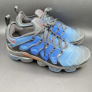 Nike Air VaporMax Plus Knicks Black Blue DO6679-001 Men's Size 9